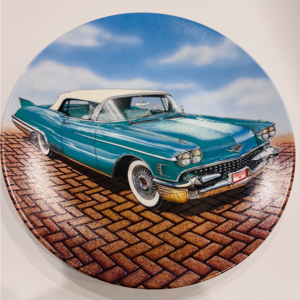 ‘58 Biarritz Delphi Classic Vintage Teal Classic Car Decorative Plate 1989